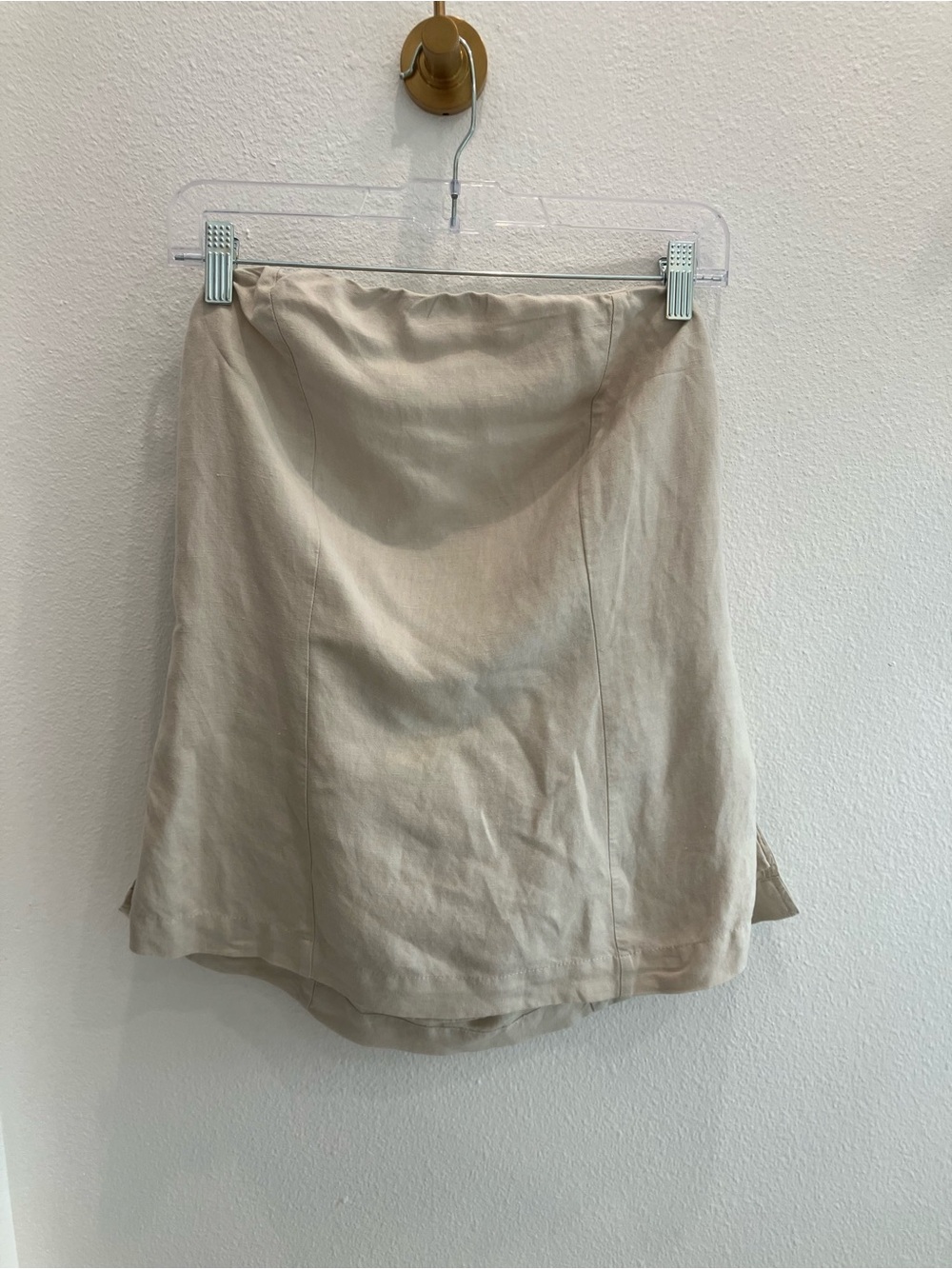 Evereve Cream Strapless Camisole Top